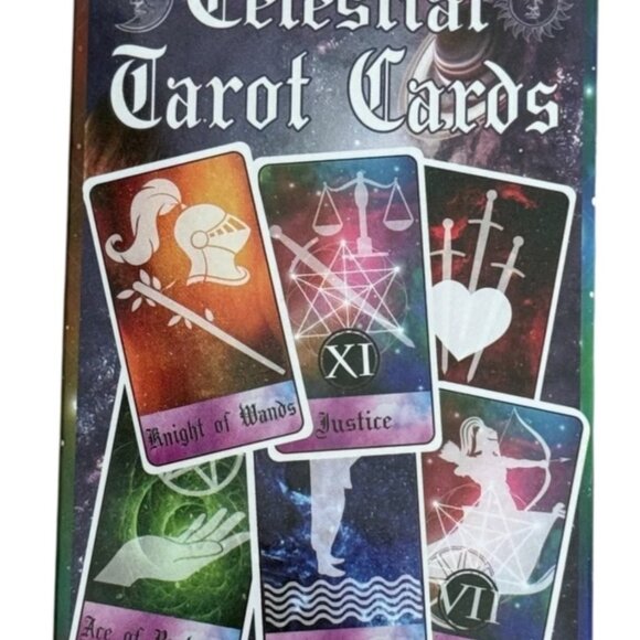 Celestial Tarot Card Deck 78 Cards Astrology Stars Planets – New - Picture 5 of 5